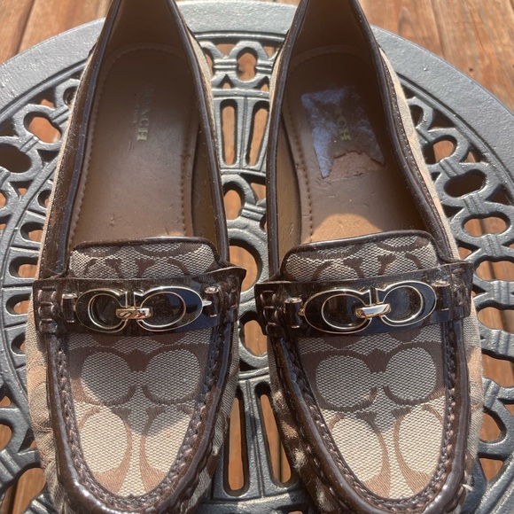 Coach Shoes - New Coach New York Fortunata
12cm Sig C/Pat Women's
Brown Loafers size r27.5 EU